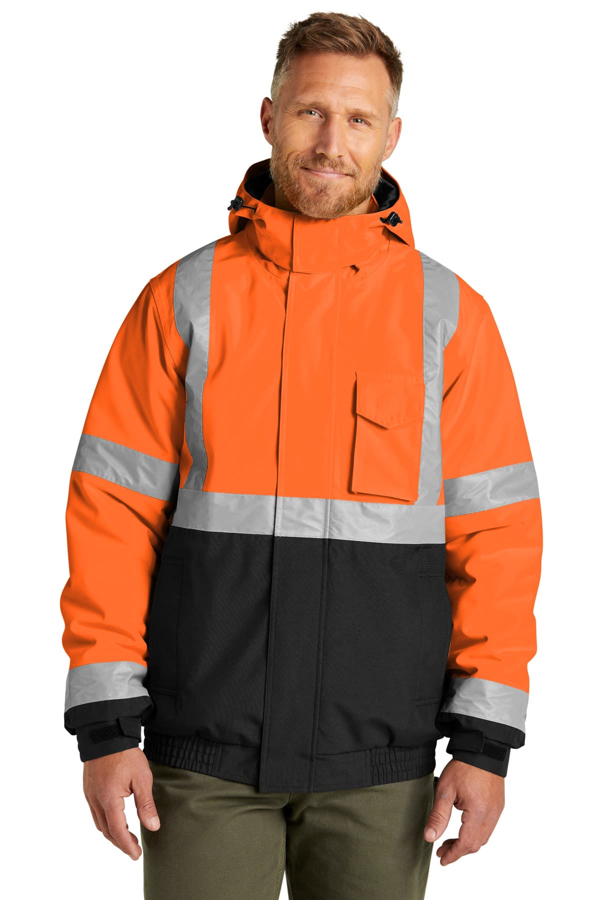CornerStone ® ANSI 107 Class 3 Economy Waterproof Insulated Bomber Jacket