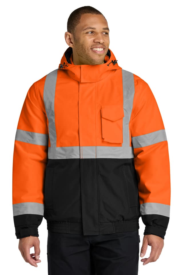 CornerStone ® ANSI 107 Class 3 Economy Waterproof Insulated Bomber Jacket