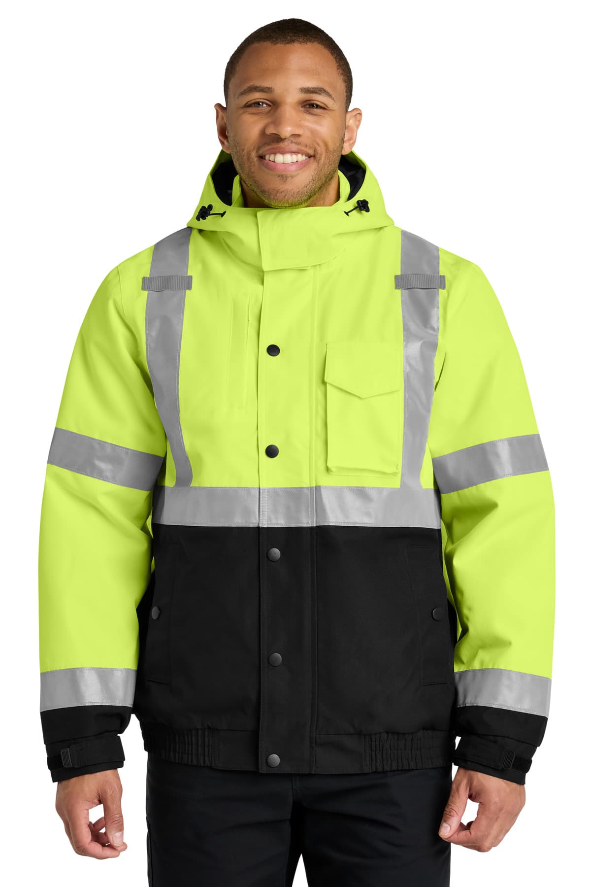 CornerStone ® ANSI 107 Class 3 Waterproof Insulated Ripstop Bomber Jacket