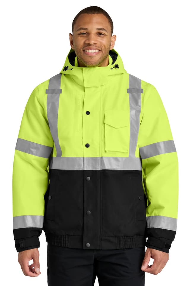 CornerStone ® ANSI 107 Class 3 Waterproof Insulated Ripstop Bomber Jacket