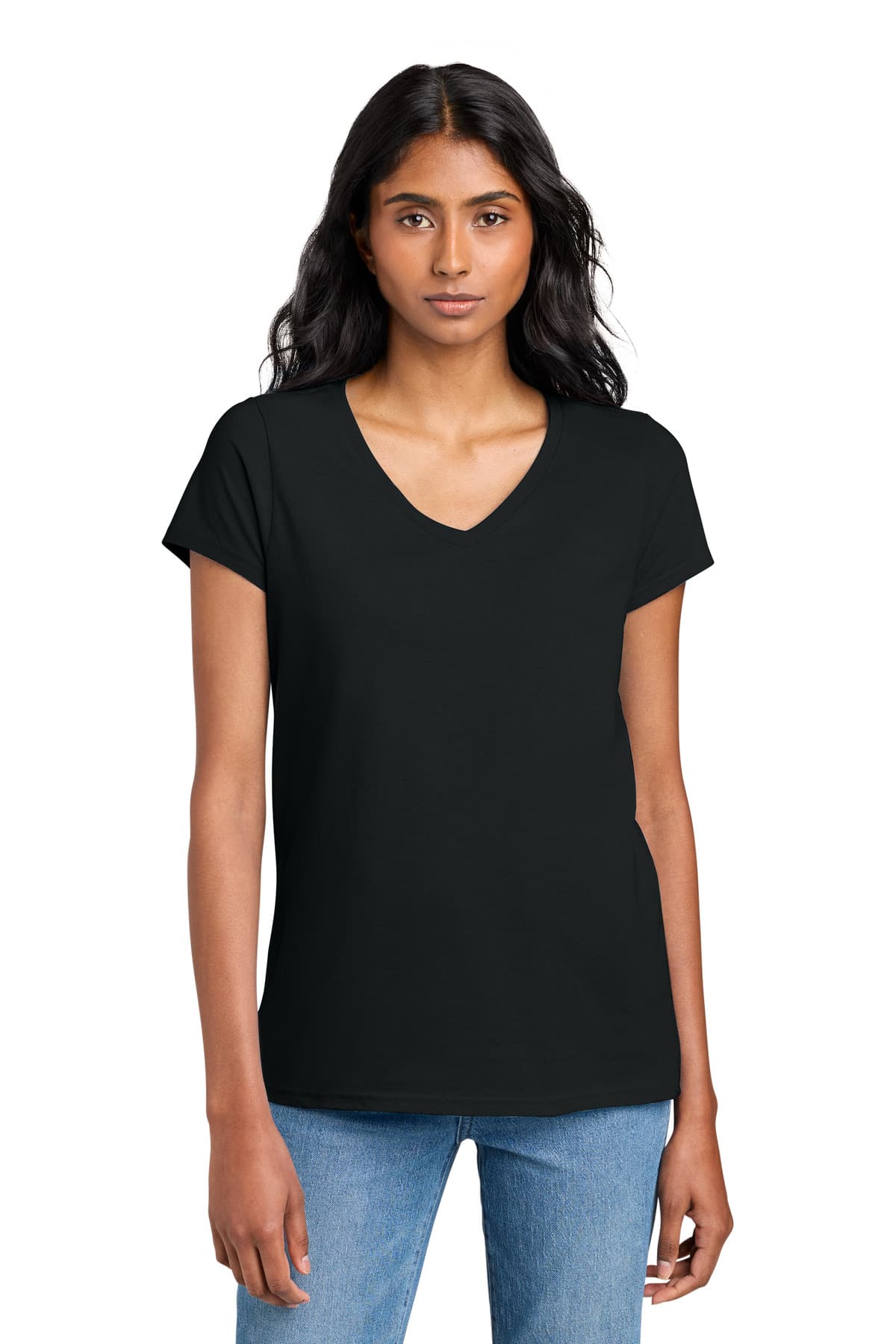 District ® Women's The Concert Tee ® V-Neck — Black