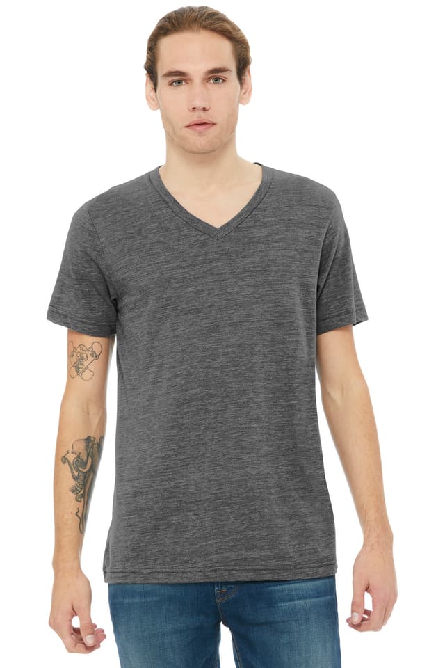 BELLA+CANVAS ® Unisex Textured Jersey V-Neck Tee
