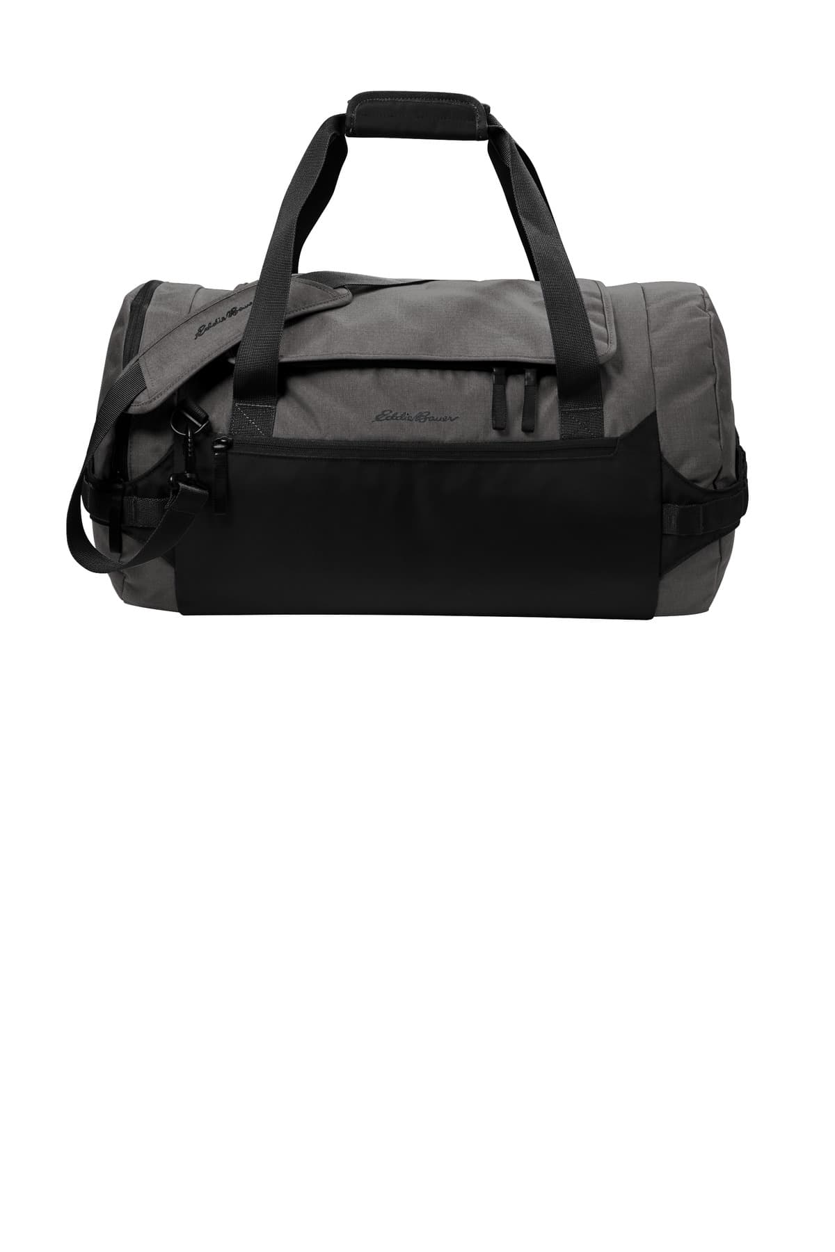 Eddie Bauer ® Tour Duffel — Grey Steel Heather/ Black