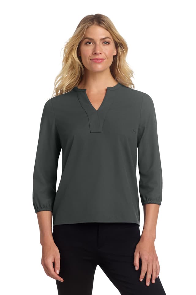Mercer+Mettle ® Women's Stretch Crepe 3/4-Sleeve Blouse