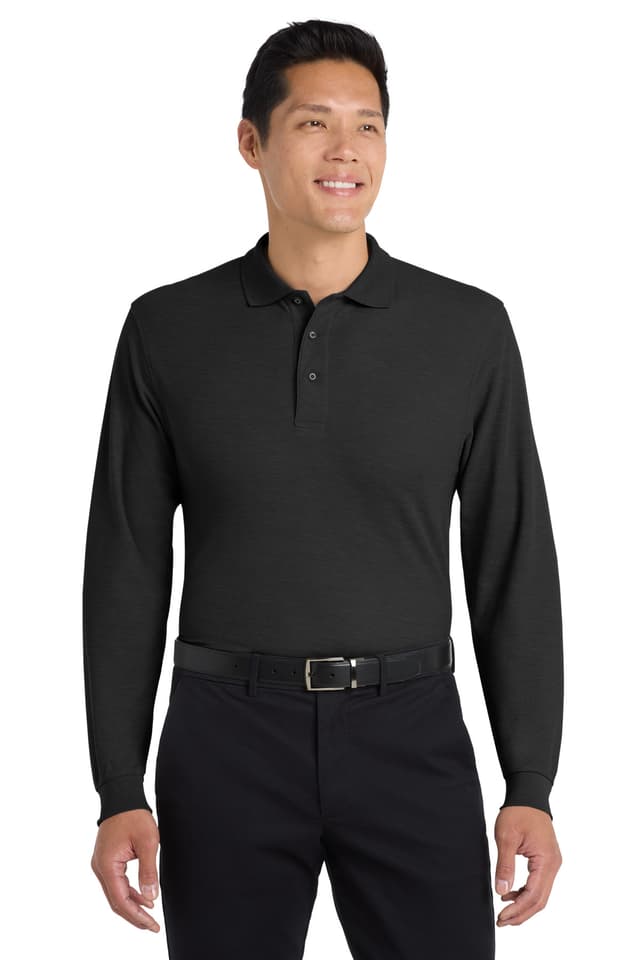 Port Authority ® Silk Touch Long Sleeve Polo