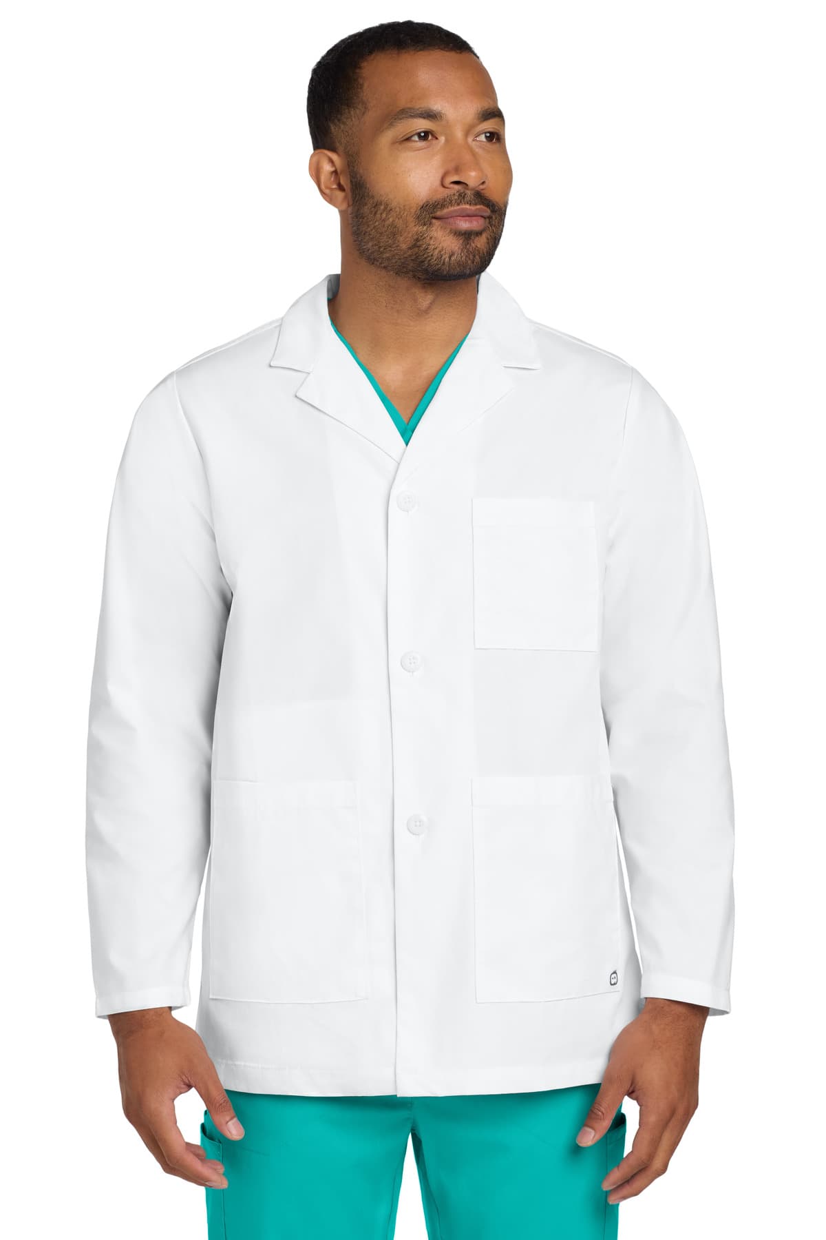 Wink ® Men's Consultation Lab Coat — White