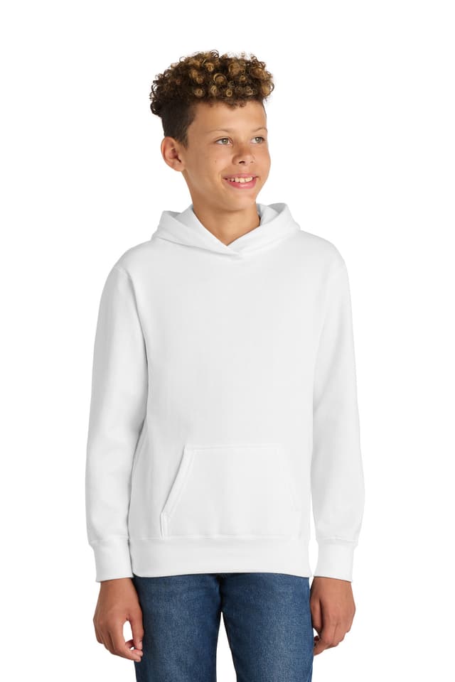 Port & Co  Youth Fan Favorite Fleece Pullover Hooded Sweatshirt