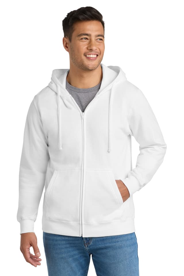 Port & Co  Fan Favorite Fleece Full-Zip Hooded Sweatshirt