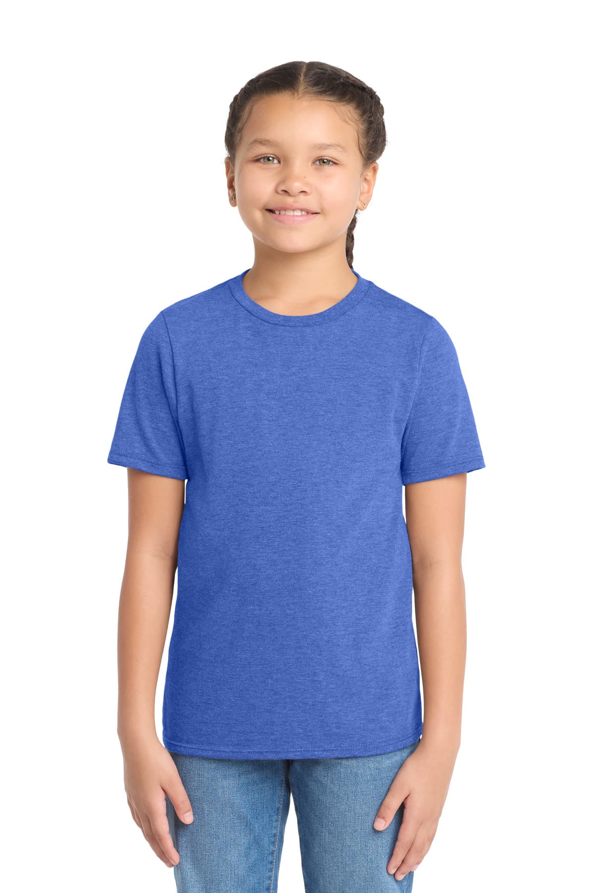 District ® Youth Perfect Tri ® Tee — Royal Frost