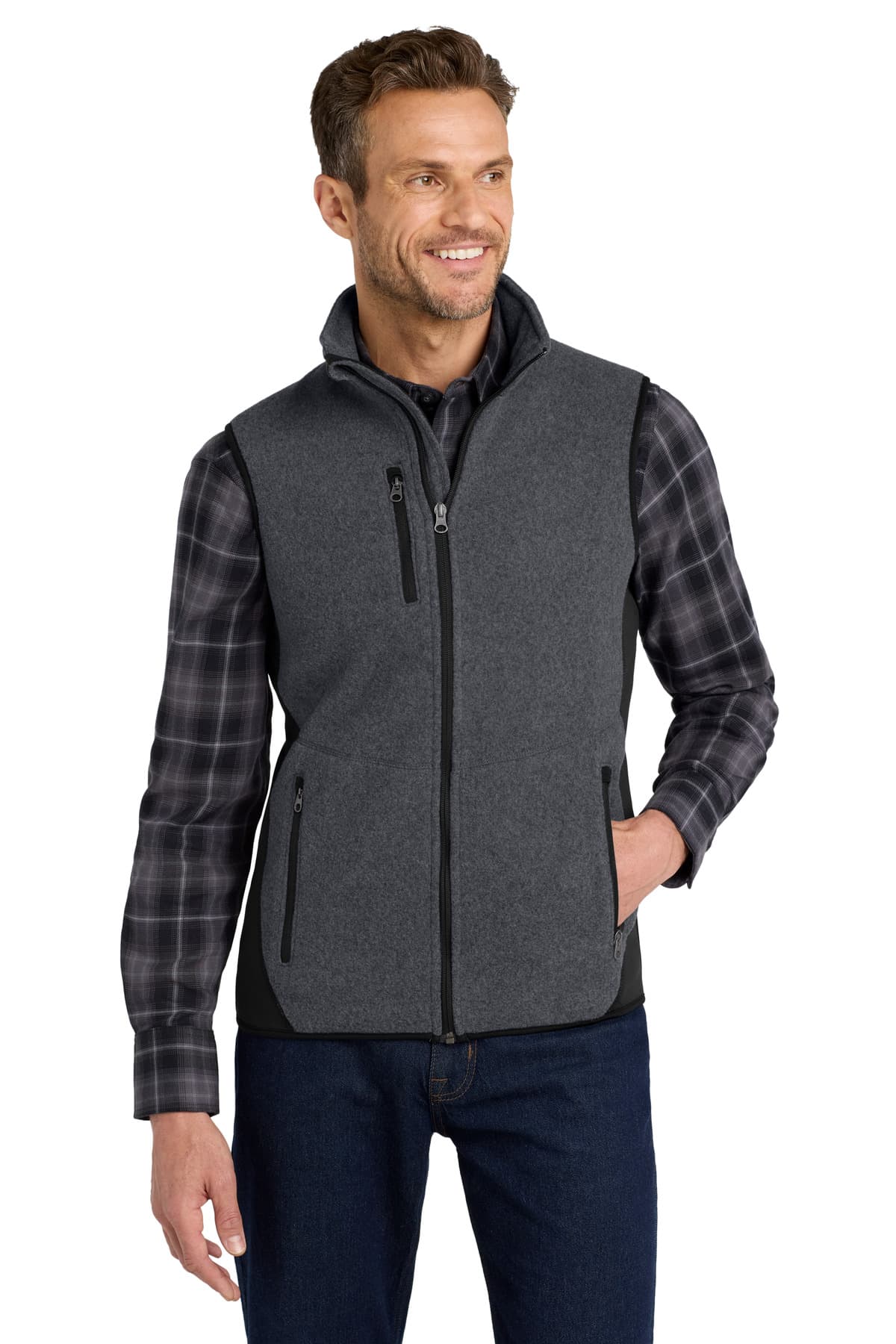 Port Authority ® R-Tek ® Pro Fleece Full-Zip Vest
