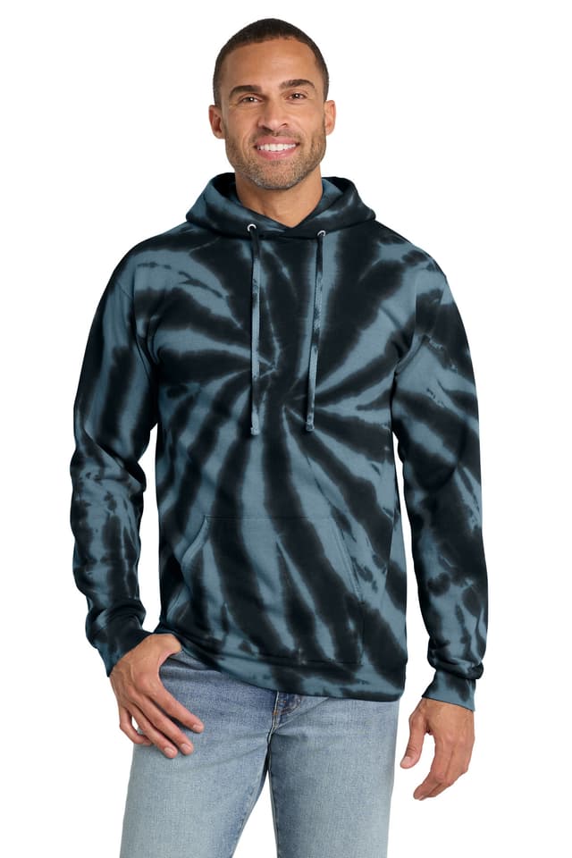 Port & Co  Tie-Dye Pullover Hooded Sweatshirt