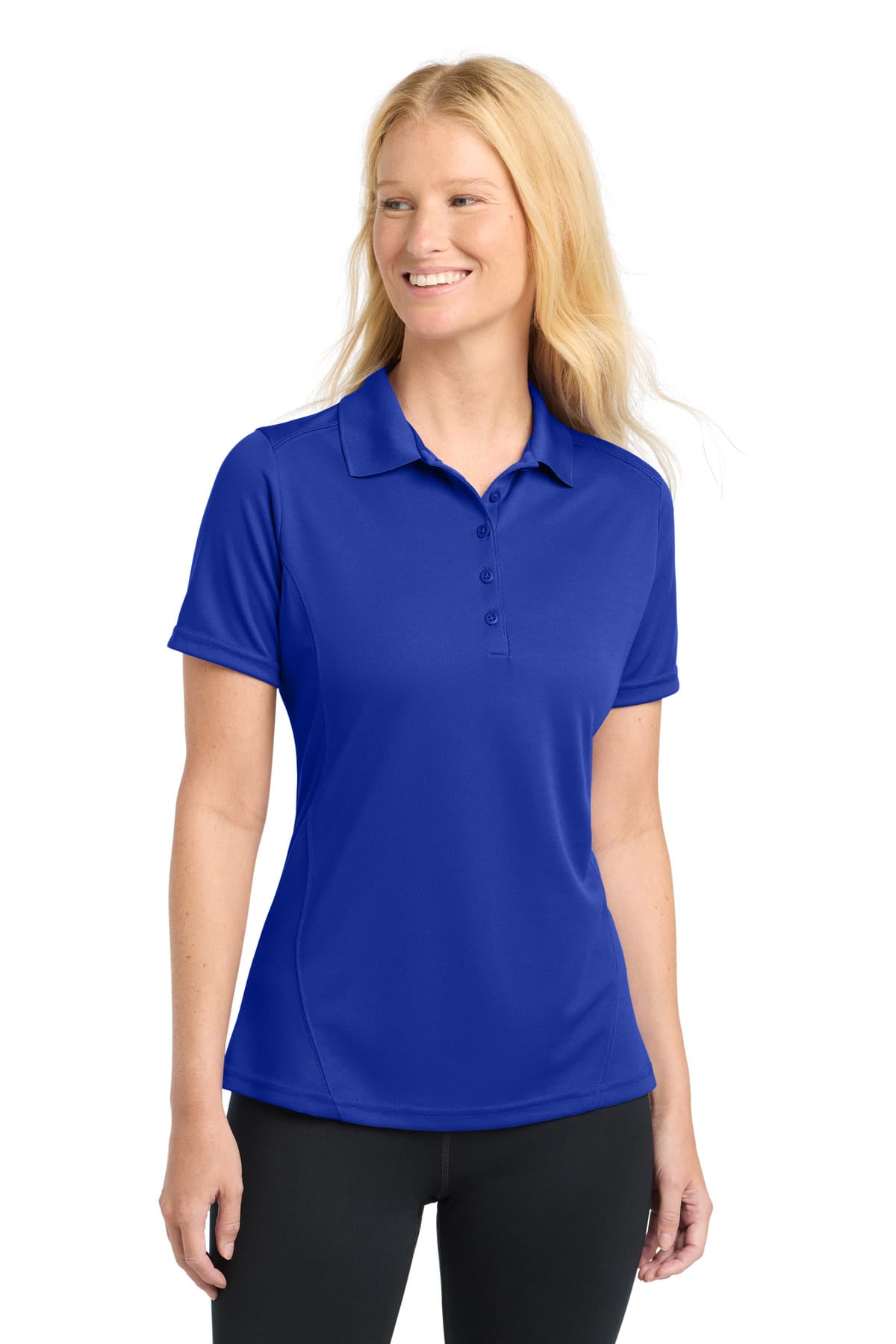 Sport-Tek ® Women's Dry Zone ® Raglan Accent Polo — True Royal