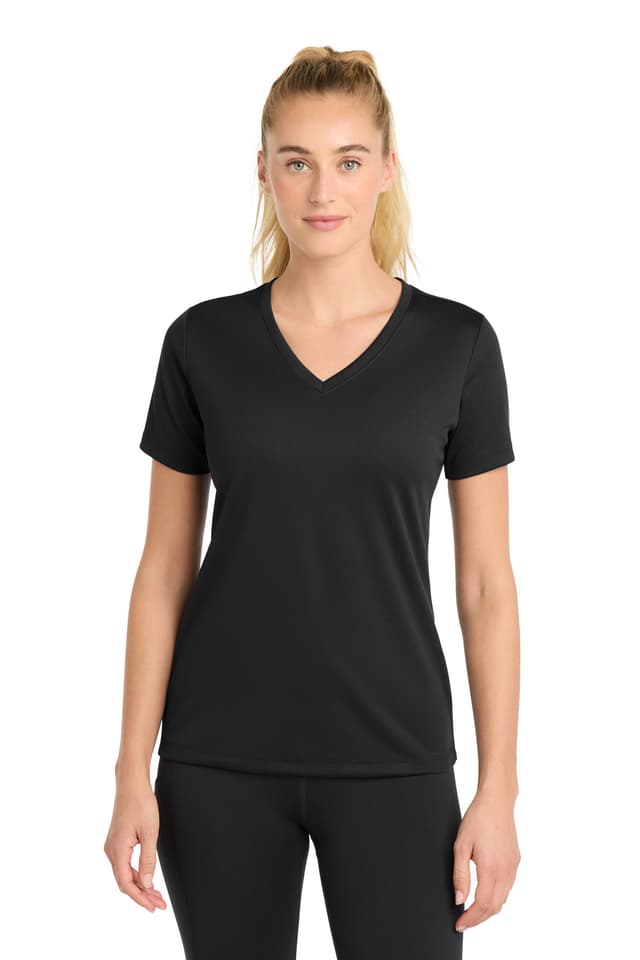 Sport-Tek ® Women's PosiCharge ® RacerMesh ® V-Neck Tee