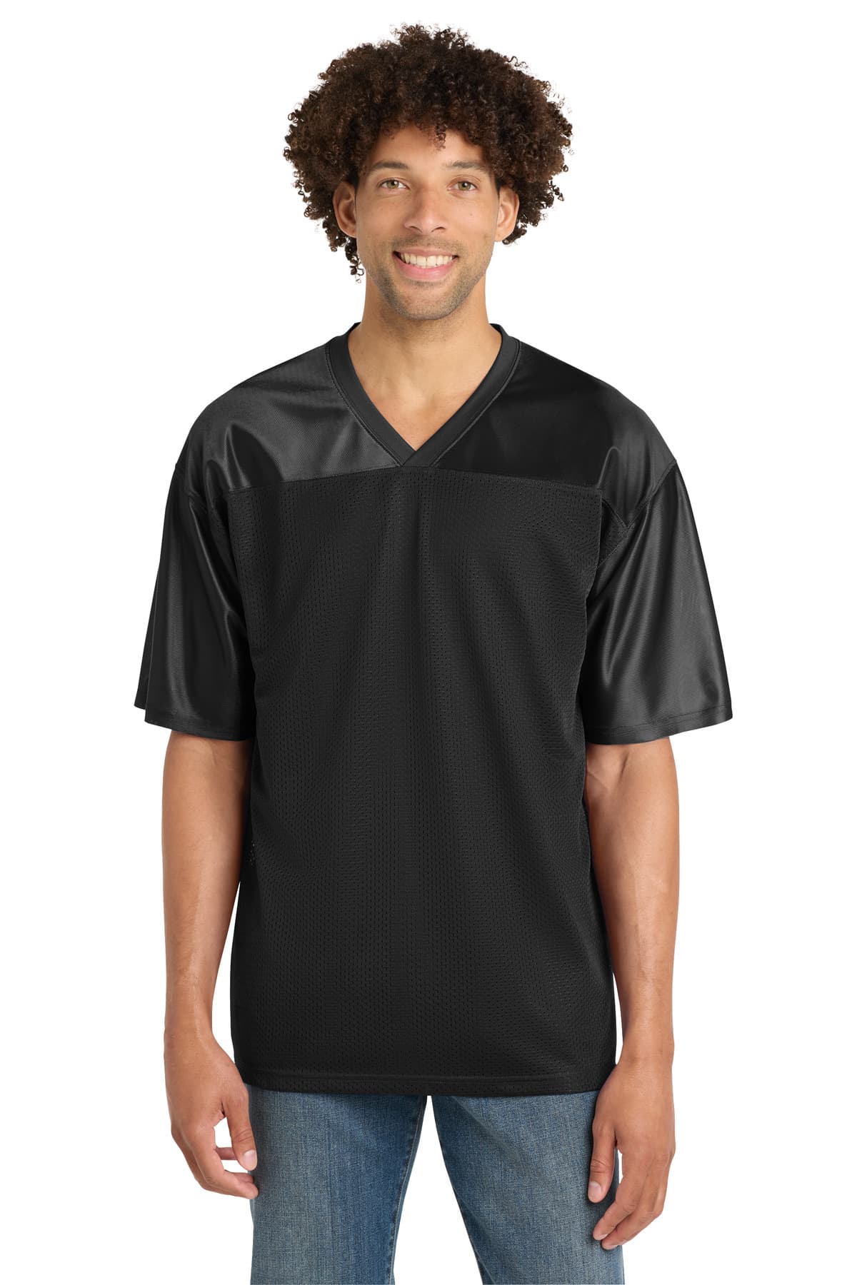 Sport-Tek ® PosiCharge ® Replica Jersey — Black