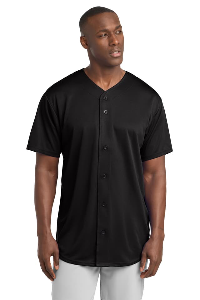 Sport-Tek ® PosiCharge ® Tough Mesh Full-Button Jersey