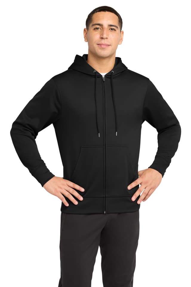 Sport-Tek ® Sport-Wick ® Fleece Full-Zip Hooded Jacket