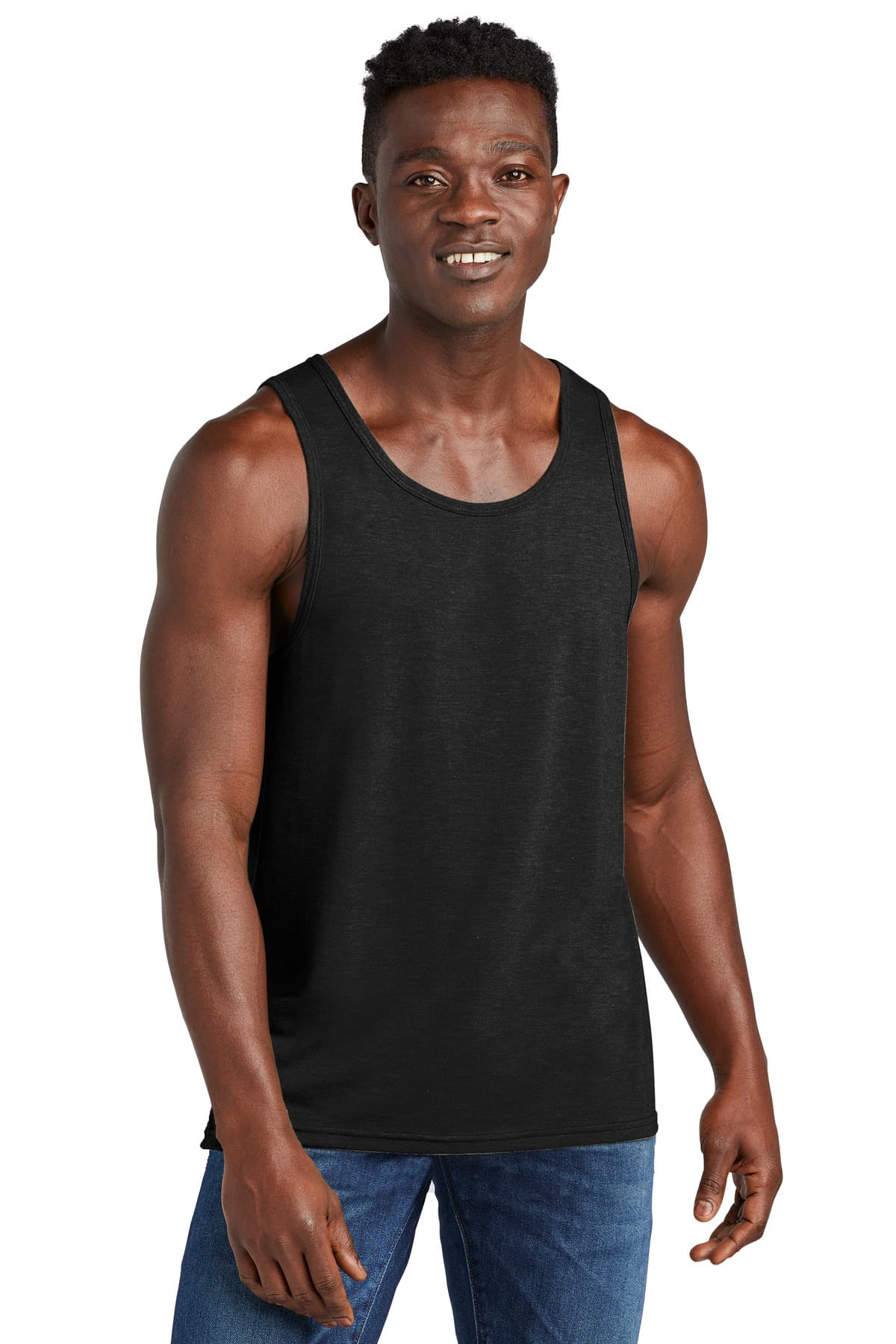 Allmade ® Unisex Tri-Blend Tank — Deep Black
