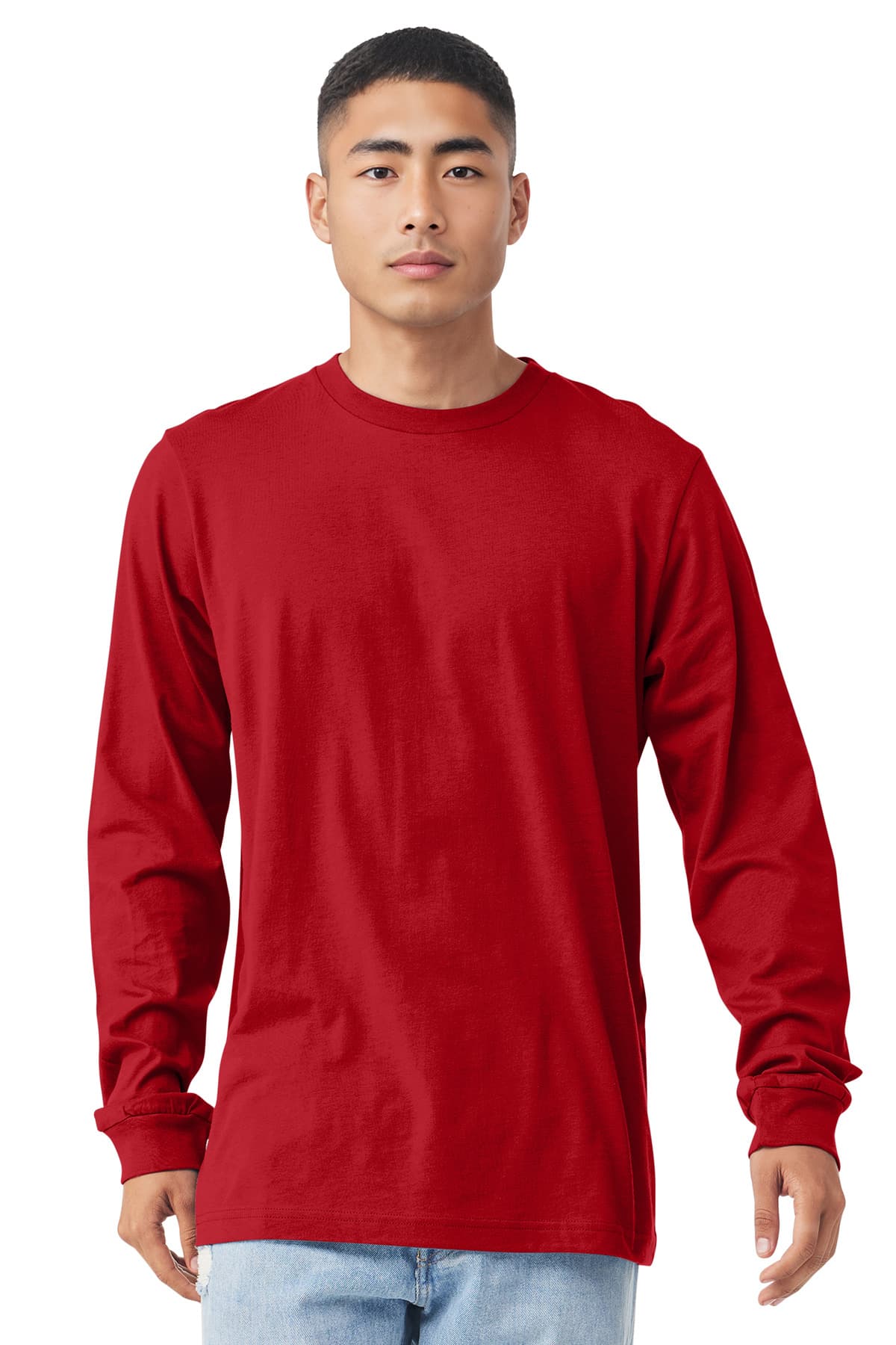 BELLA+CANVAS ® Unisex Jersey Long Sleeve Tee — Red