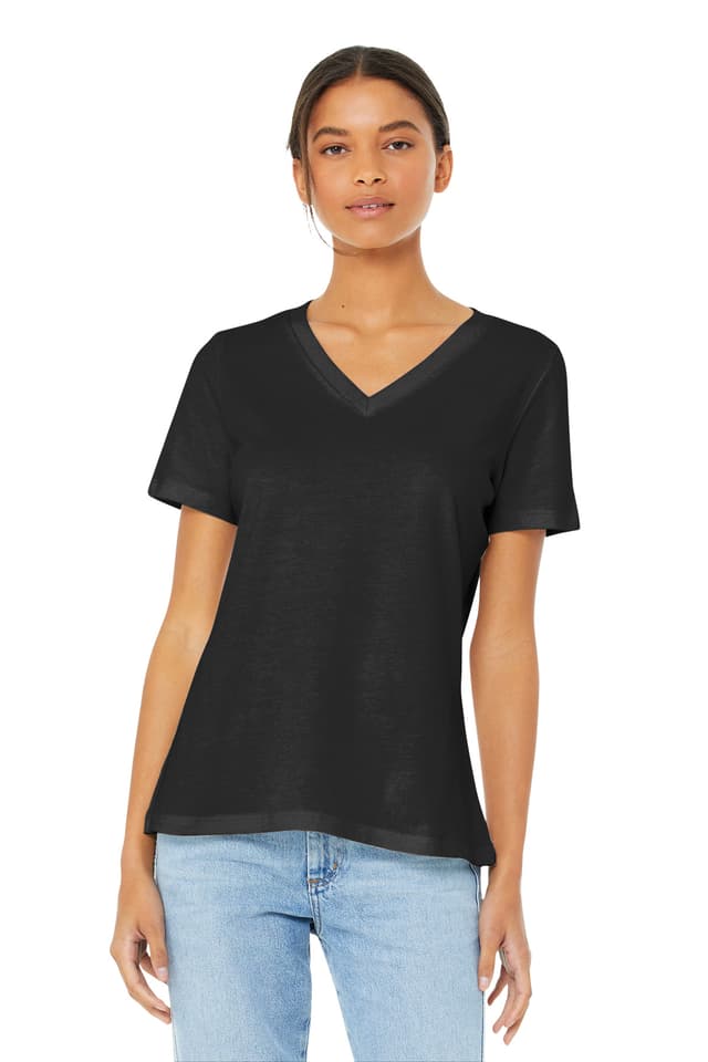 BELLA+CANVAS ® Women's Relaxed Jersey Short Sleeve V-Neck Tee