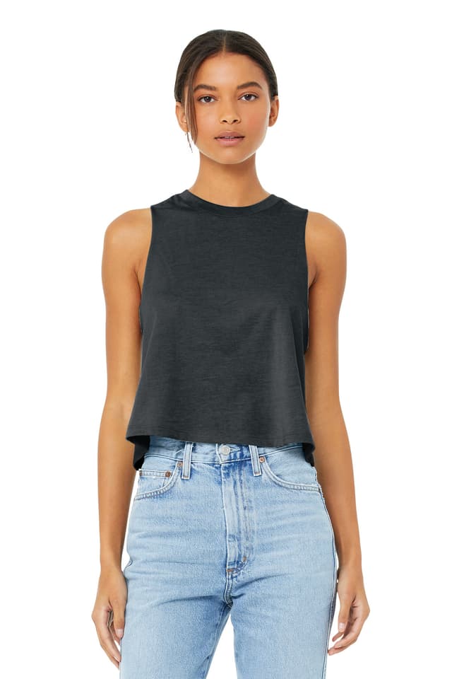 BELLA+CANVAS ® Women's Racerback Cropped Tank