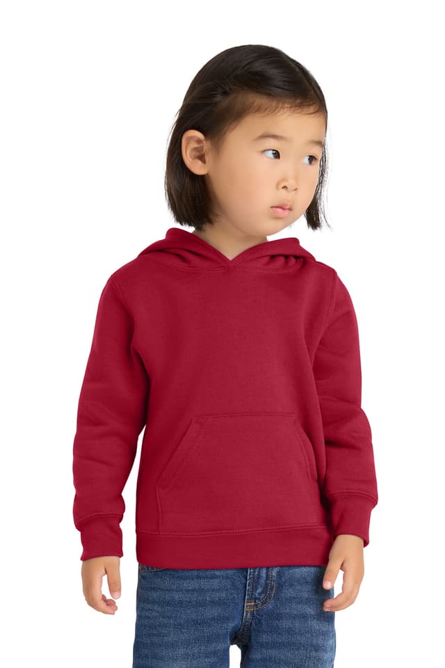 Port & Co  Toddler Core Fleece Pullover Hooded Sweatshirt