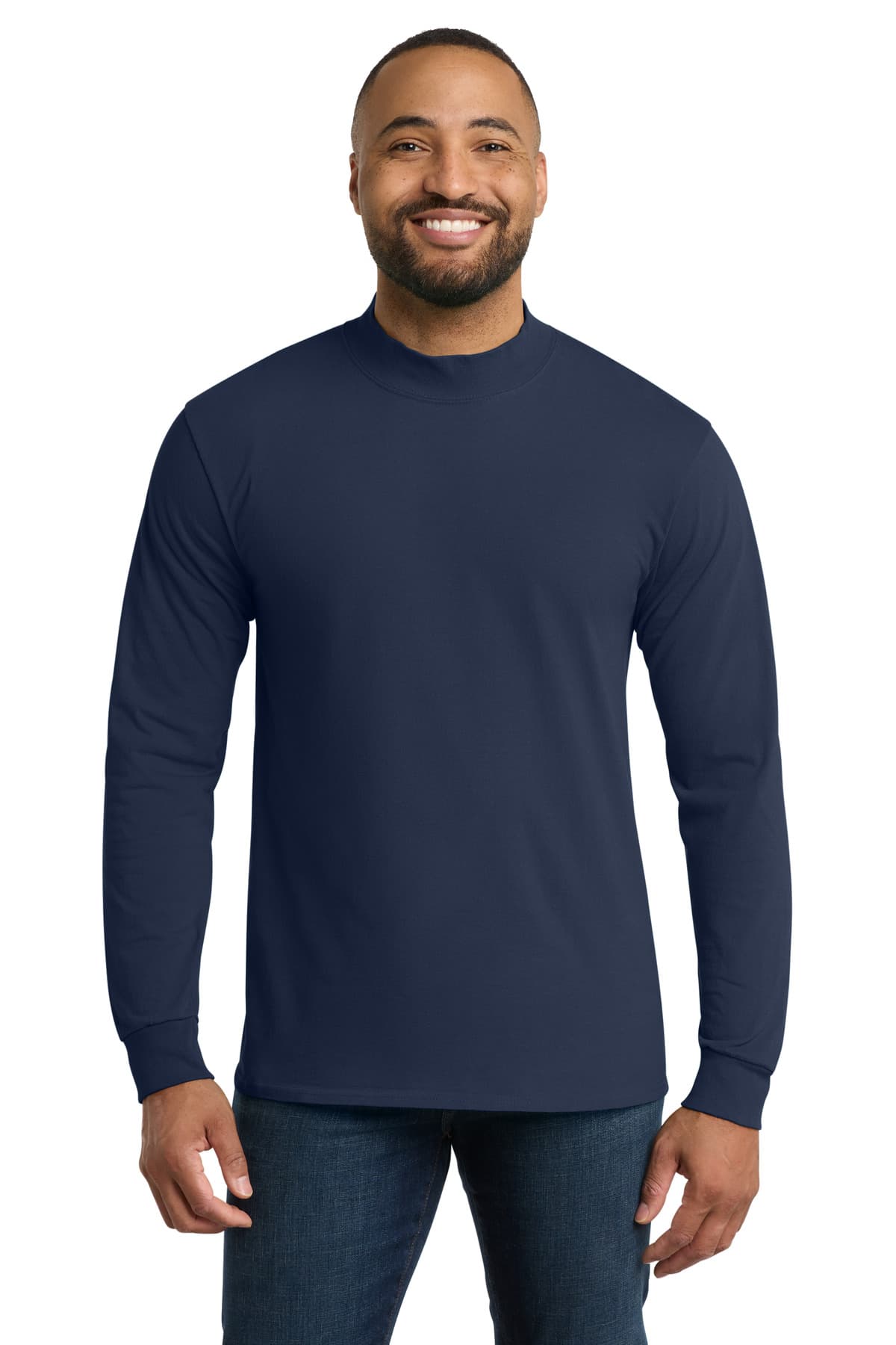 Port & Co  Essential Mock Turtleneck