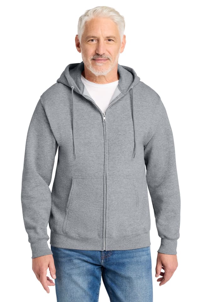 Port & Co  Core Fleece Full-Zip Hooded Sweatshirt