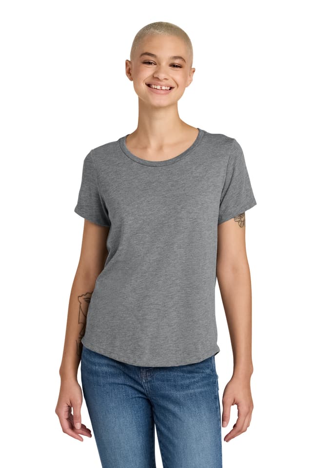 Allmade ® Women's Relaxed Tri-Blend Scoop Neck Tee