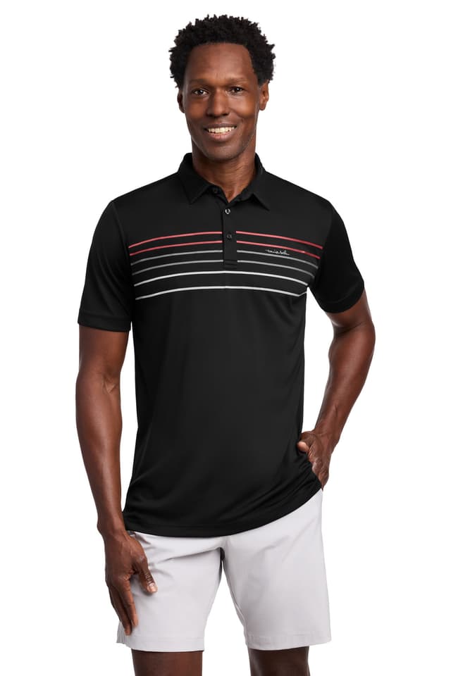 TravisMathew Coto Performance Chest Stripe Polo