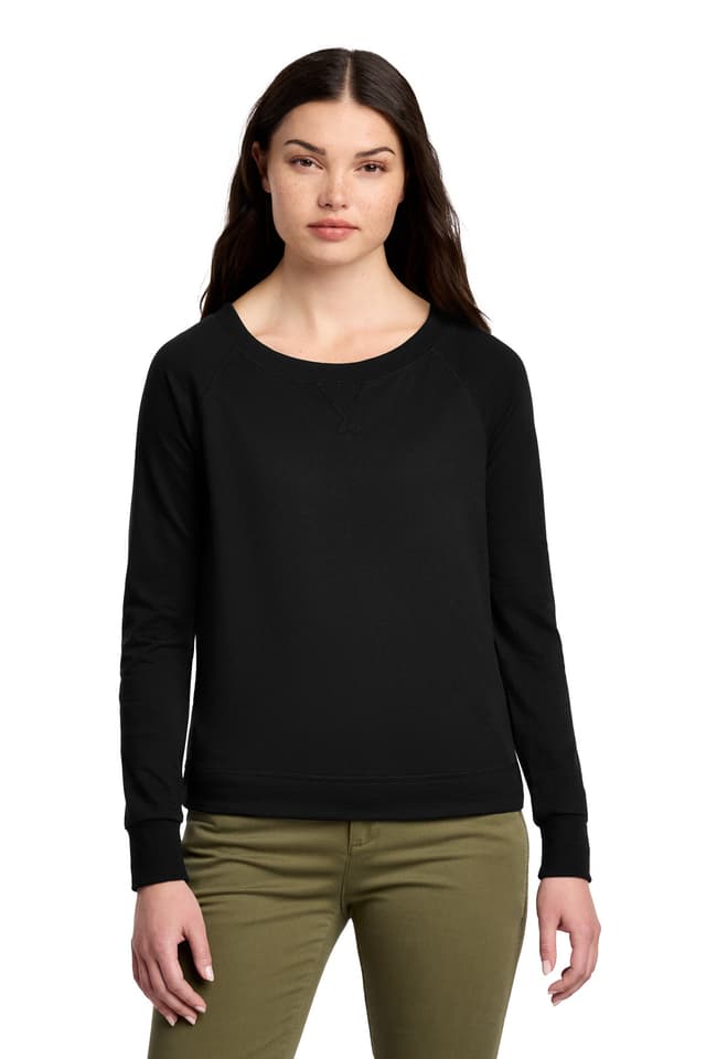 District ® Women's Featherweight French Terry  Long Sleeve Crewneck