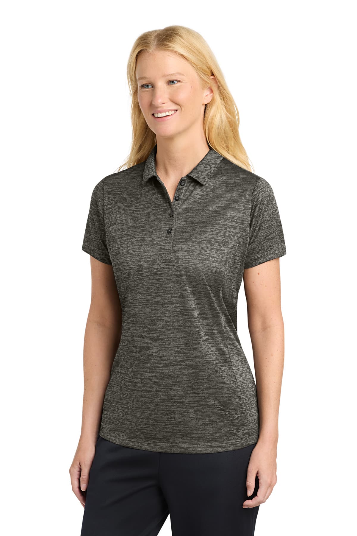 Sport-Tek ® Women's PosiCharge ® Electric Heather Polo