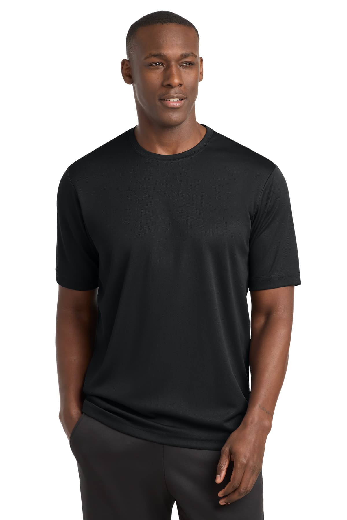 Sport-Tek ® PosiCharge ® RacerMesh ® Tee — Black