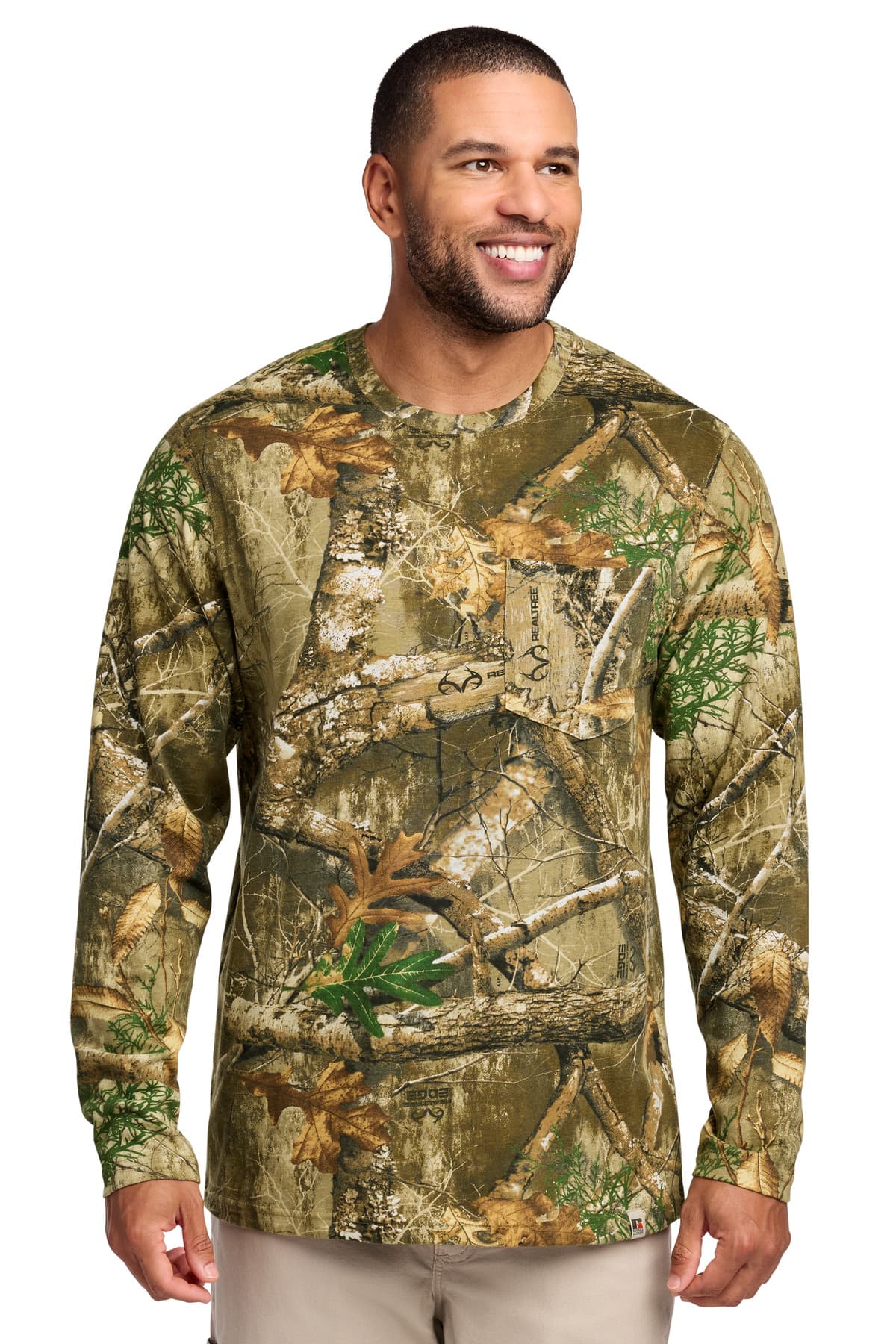 Russell Outdoors  Realtree ® Long Sleeve Pocket Tee — Realtree Edge