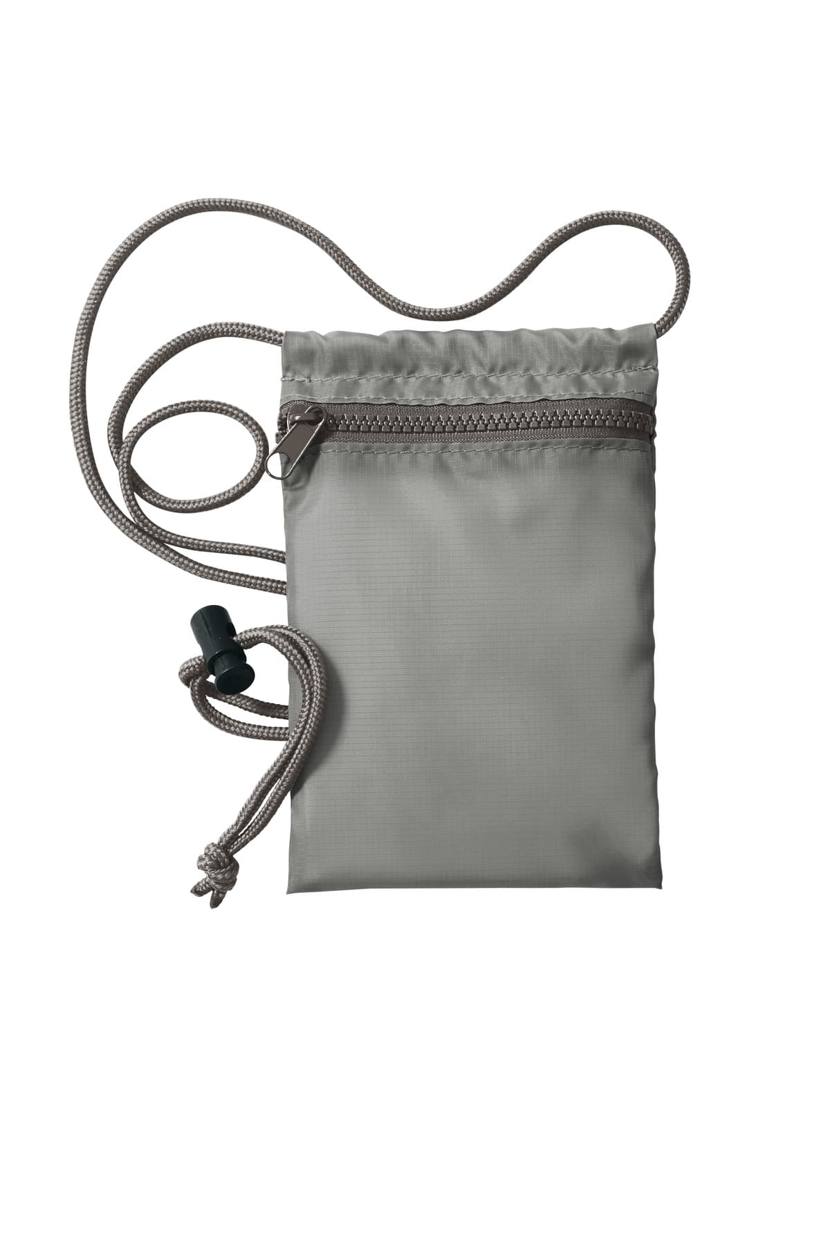 Port Authority ® Stash Crossbody Pouch (5-Pack) — Gusty Grey/ Deep Smoke