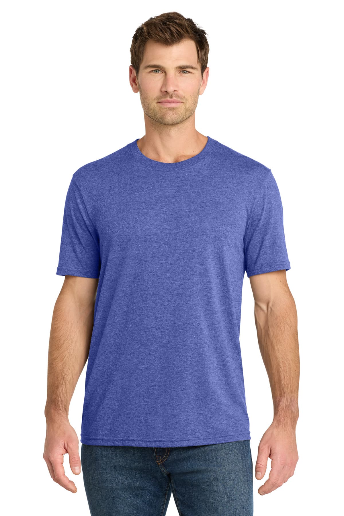 Volunteer Knitwear  Tri Tee — True Royal Heather