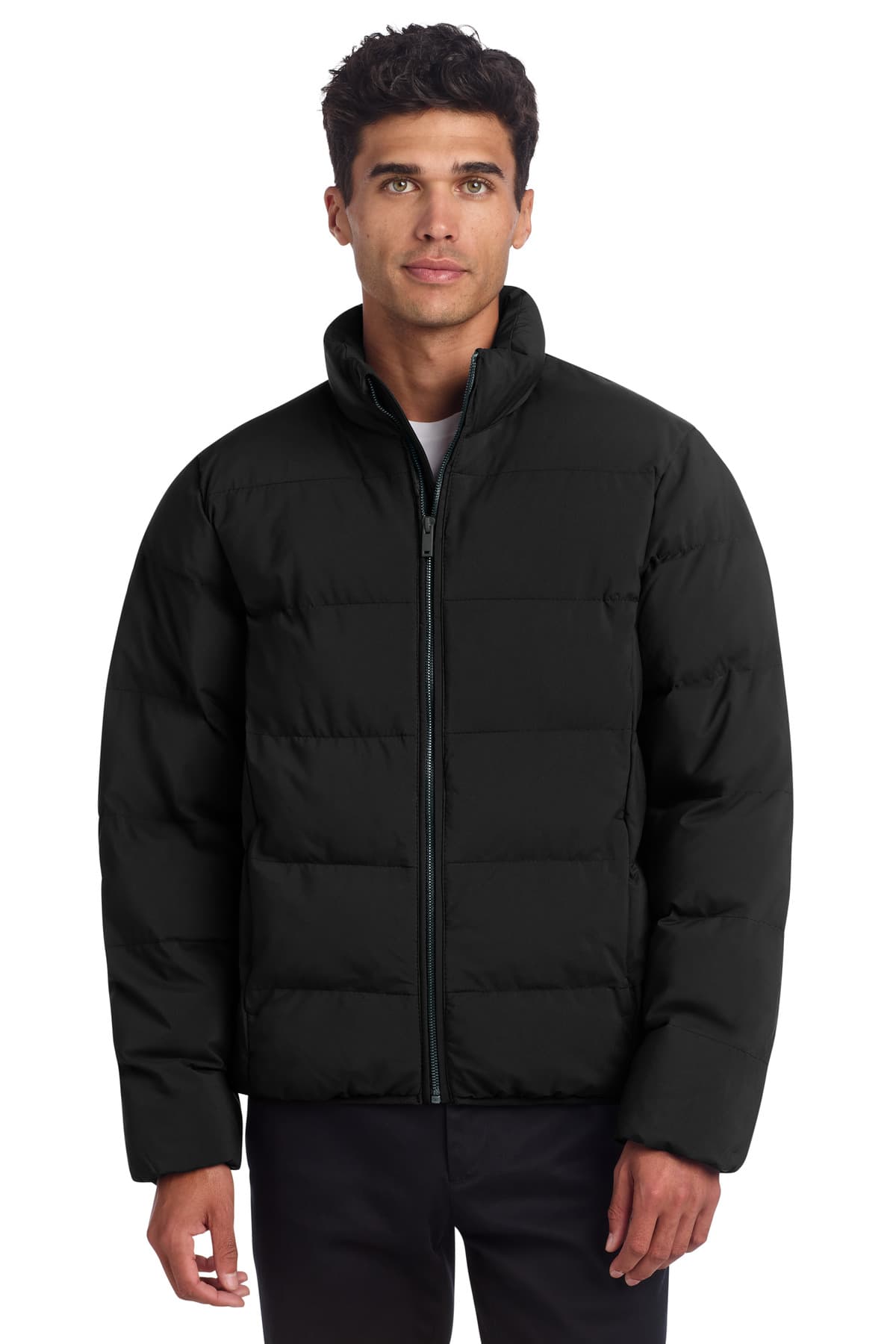 Mercer+Mettle ® Puffy Jacket — Deep Black
