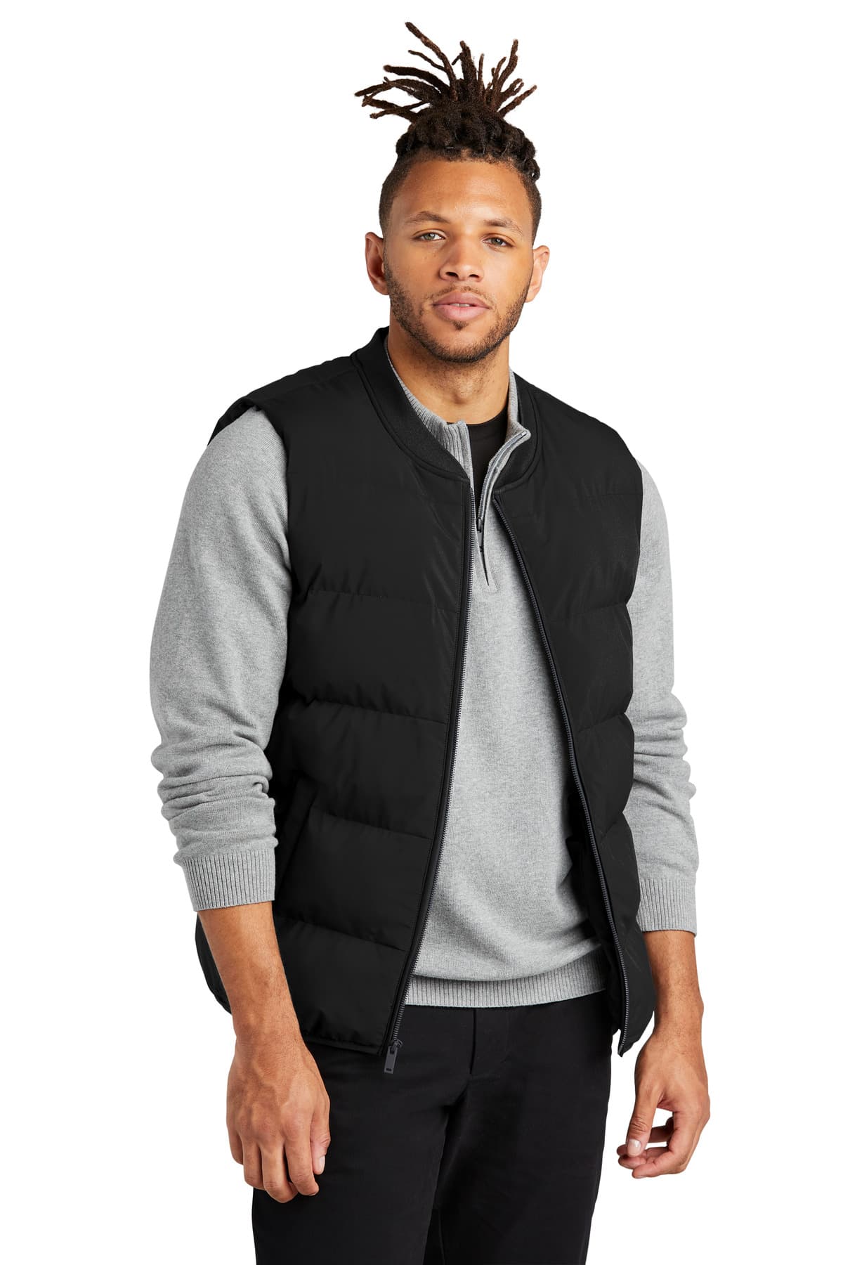 Mercer+Mettle ® Puffy Vest — Deep Black