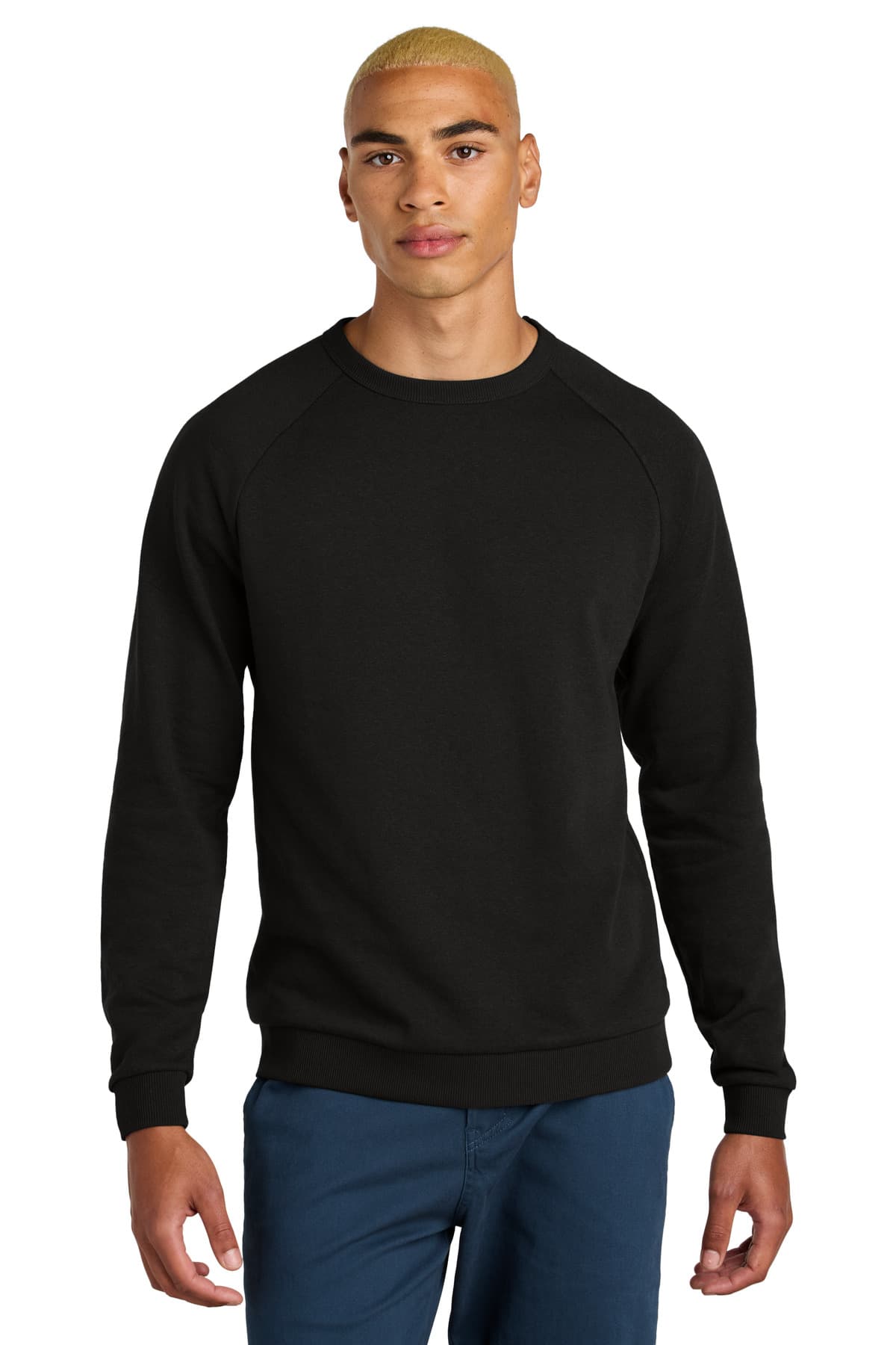District ® Perfect Tri ® Fleece Crewneck Sweatshirt — Black