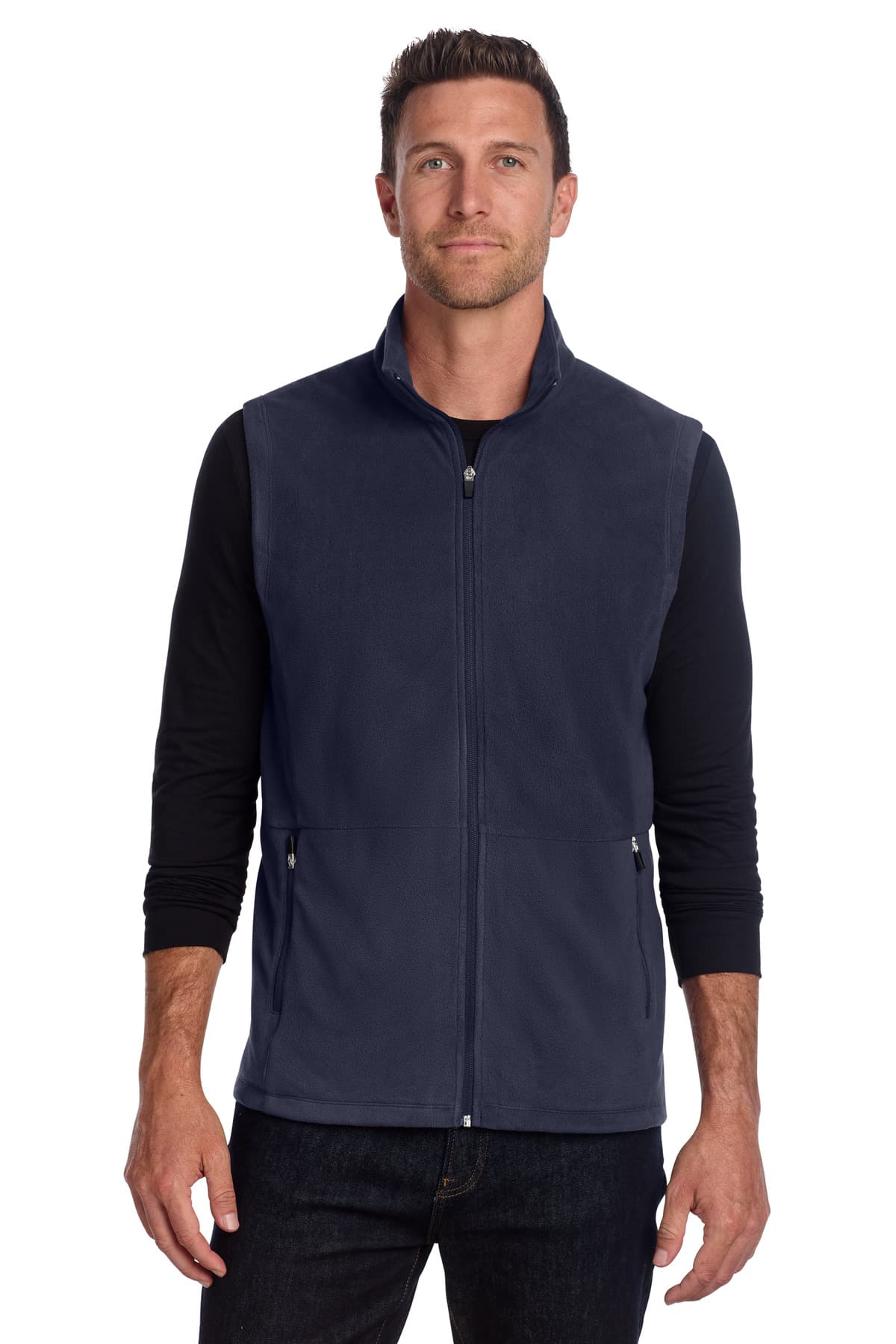 Port Authority ® Accord Microfleece Vest — Navy