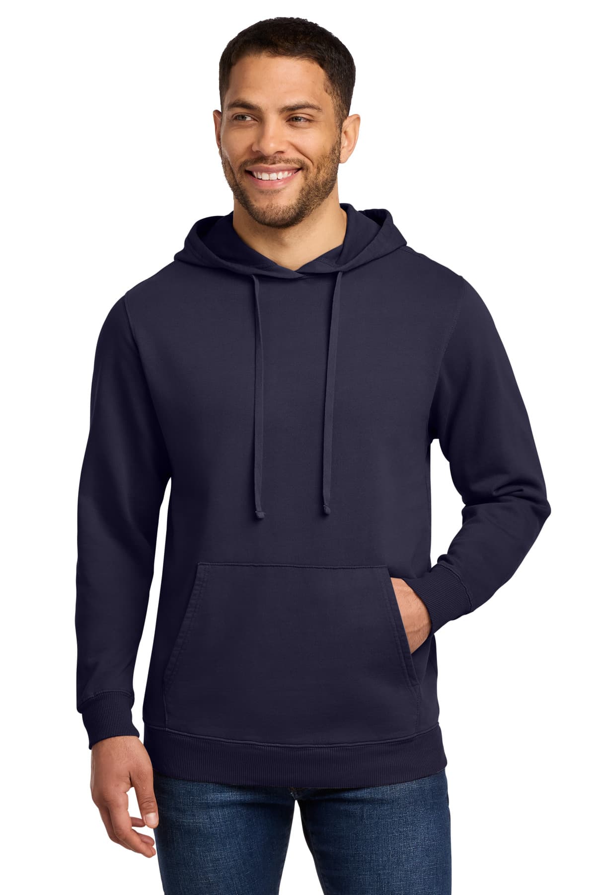 Port & Co  Beach Wash ® Garment-Dyed Pullover Hooded Sweatshirt — True Navy