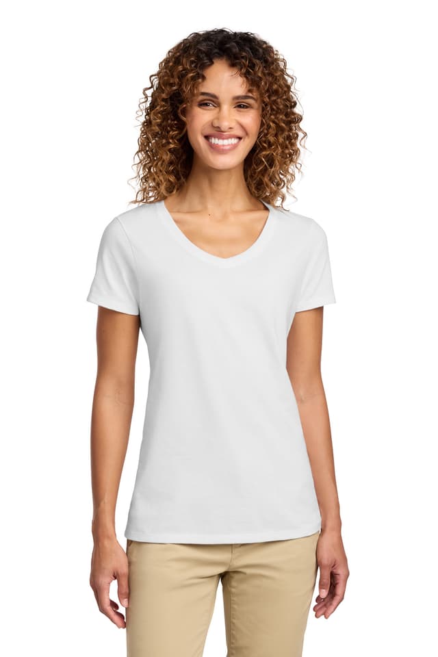 Port & Co  Women's Fan Favorite V-Neck Tee