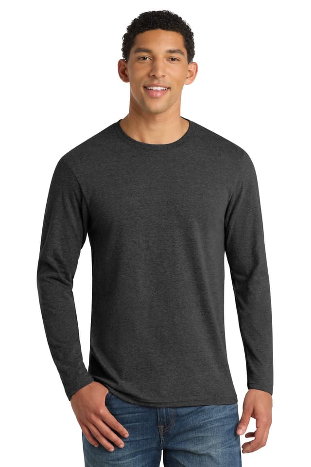 Port & Co  Long Sleeve Fan Favorite  Blend Tee