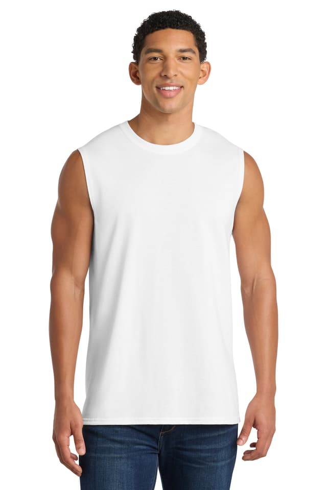 Port & Co  Core Cotton Sleeveless Tee