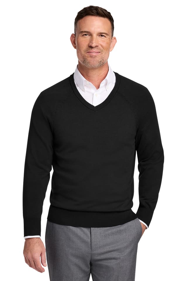 Brooks Brothers ® Cotton Stretch V-Neck Sweater