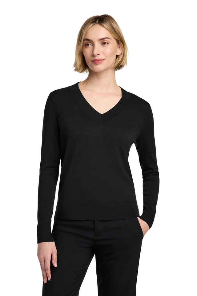 Brooks Brothers ® Women's Cotton Stretch V-Neck Sweater