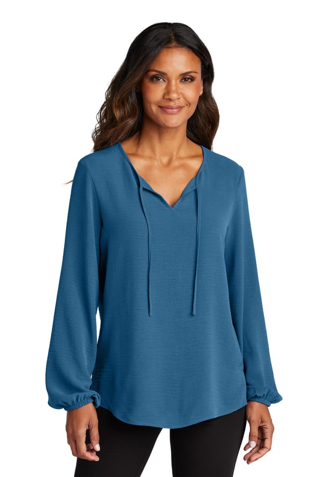 Port Authority ® Women's Textured Crepe Blouse