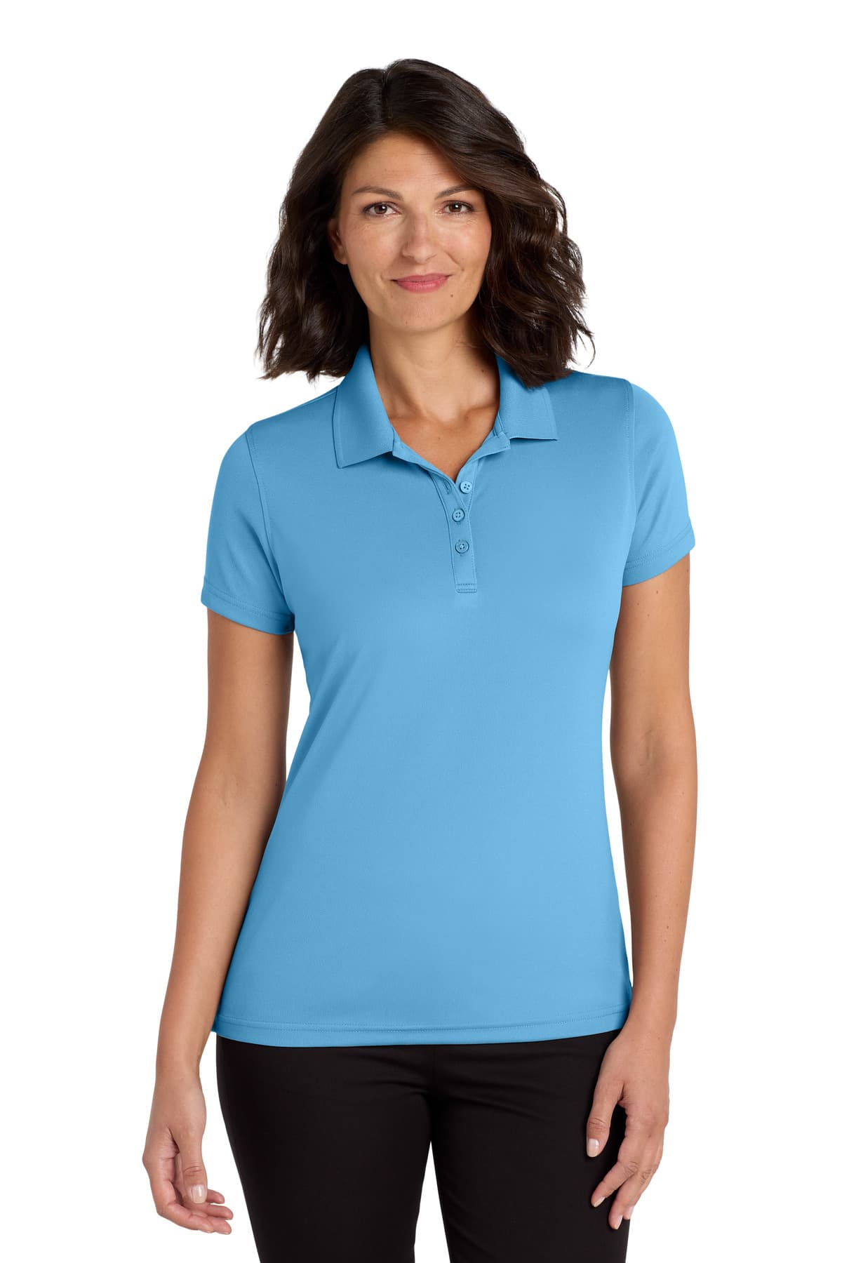 Port Authority ® Women's Dry Zone ® UV Micro-Mesh Polo — Carolina Blue