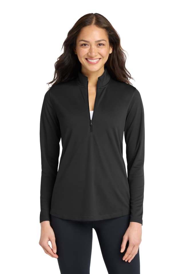 Port Authority ® Women's Dry Zone ® UV Micro-Mesh 1/4-Zip