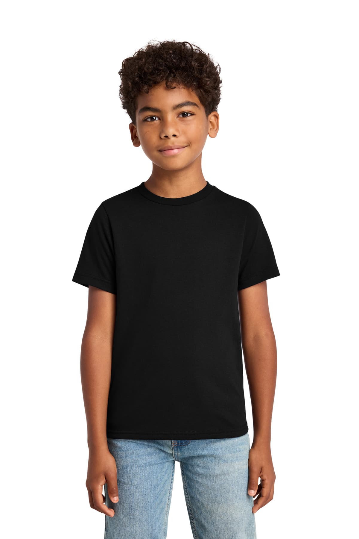 Port & Co  Youth Tri-Blend Tee — Black