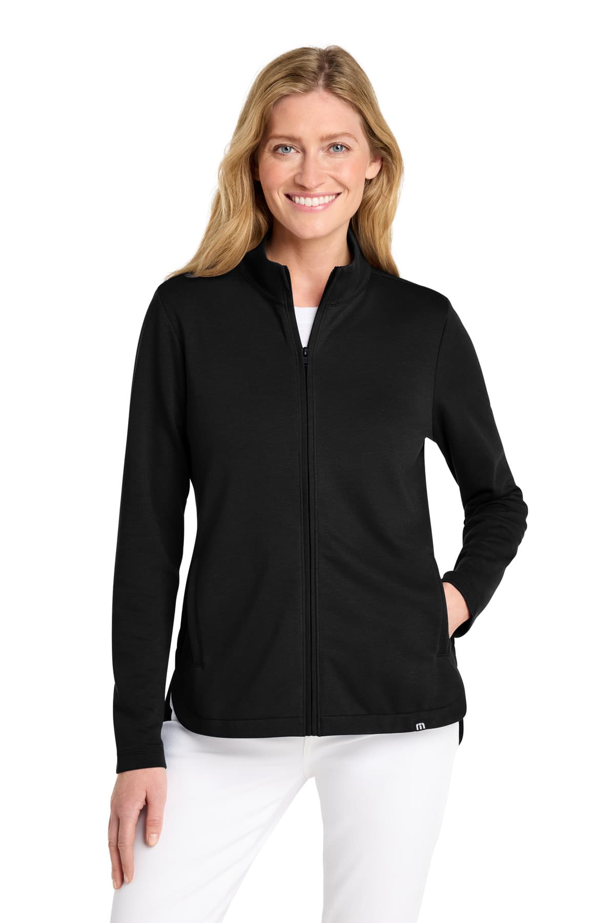 TravisMathew Women's Coveside Full-Zip — Black